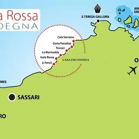 Casa Escondida - Paduledda Isola Rossa * Trinità dʼAgultu